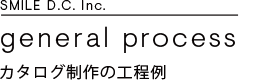 カタログ制作の工程例